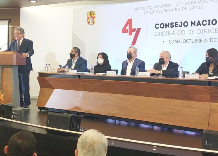 Inaugura el Sindicato de Salud su 47 Consejo Nacional Ordinario de Dirigentes