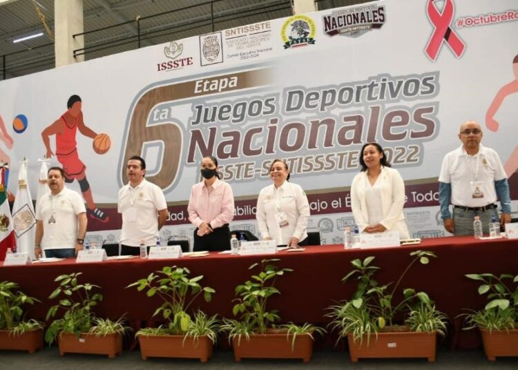 Inaugura el SNTISSSTE la 6a Etapa de los Juegos Deportivos Nacionales