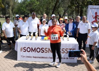 Más de 630 Participantes en la 2ª Carrera Atlética y Caminata de 5 y 10 km del SNTISSSTE