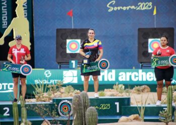Inicia México con Bronce en Femenil Compuesto en Mundial de Tiro con Arco en Sonora