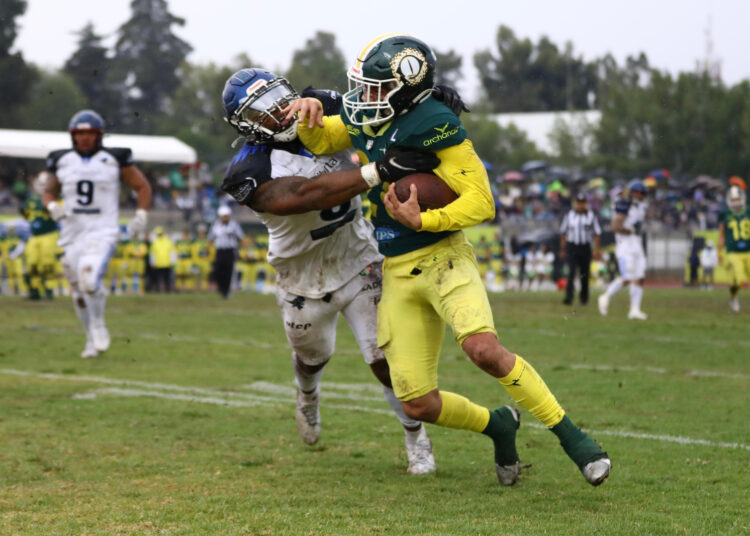 Raptors Interceptó a Aaron Ellis y a los Gallos Negros; Ganan 25-14 y Están en la Pelea Para la Postemporada