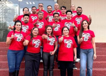 Ferrocarrileros del País, dan la Bienvenida a la Presidenta Claudia Sheinbaum