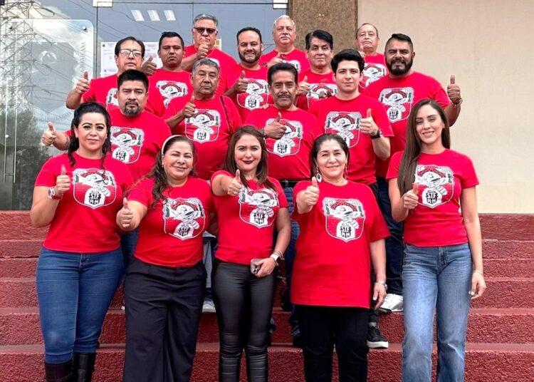 Ferrocarrileros del País, dan la Bienvenida a la Presidenta Claudia Sheinbaum