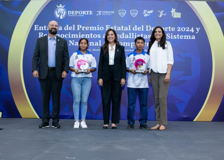 Entrega Libia Dennise García el Premio del Deporte 2024 en Guanajuato
