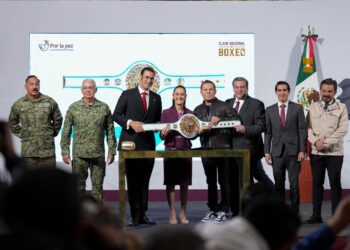 En México Construimos paz y Prosperidad: Claudia Sheinbaum Encabeza desde el Zócalo Arranque de la Clase Nacional de Boxeo