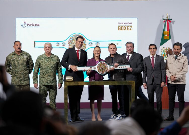 En México Construimos paz y Prosperidad: Claudia Sheinbaum Encabeza desde el Zócalo Arranque de la Clase Nacional de Boxeo
