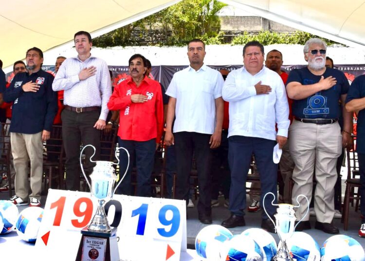 Fiesta Deportiva Ferrocarrilera; Conmemora STFRM 31 Aniversario de Democracia Sindical