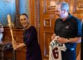 Recibe la Presidenta Sheinbaum a Jugadores de las Grandes Ligas de Béisbol de EU
